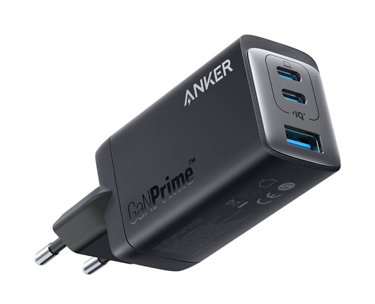 Anker 735 GaN III Prime 3-Port 65W - מטען קיר