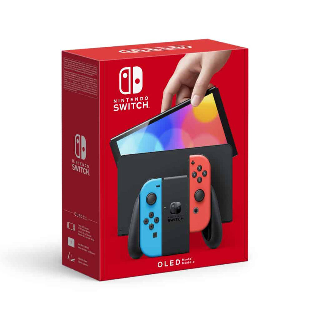 Nintendo Switch (דגם OLED) אדום & כחול