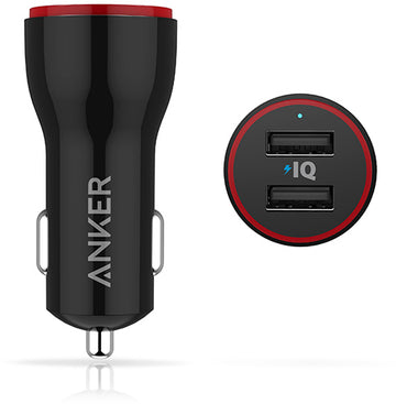 Anker PowerDrive 24W 2 Port Car Charge - מטען לרכב